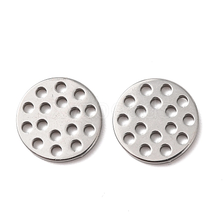 Hollow 304 Stainless Steel Charms STAS-G385-05P-03-1