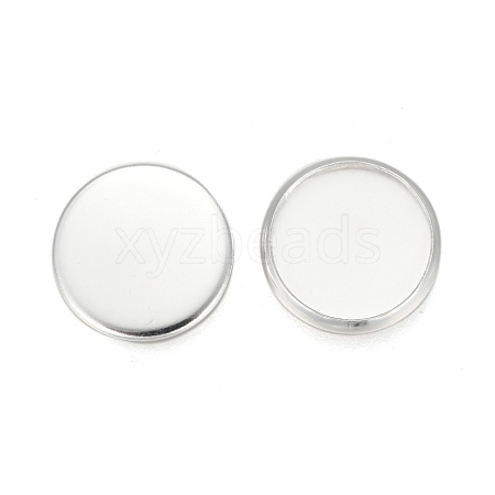 304 Stainless Steel Plain Edge Bezel Cups STAS-E460-10S-12MM-1