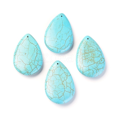 Synthetic Turquoise Big Pendants TURQ-L031-022-1