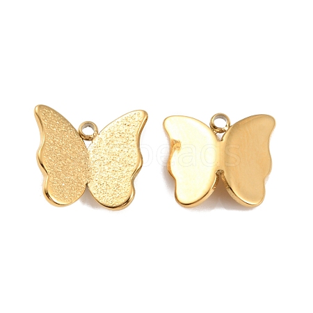 Ion Plating(IP) 304 Stainless Steel Charms STAS-D051-23G-1