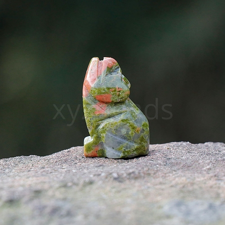 Natural Unakite Carved Figurines PW-WG5B935-10-1