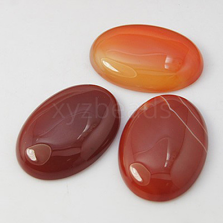 Natural Gemstone Cabochons G-G082-22x30x7mm-1-1