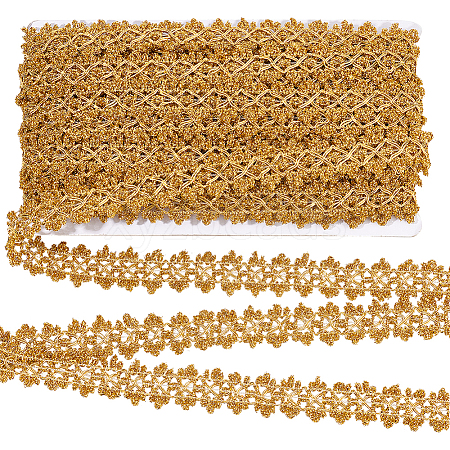 Filigree Polyester Lace Trim OCOR-WH0074-96A-1