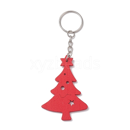 Christmas Wood Kechain KEYC-JKC00878-03-1