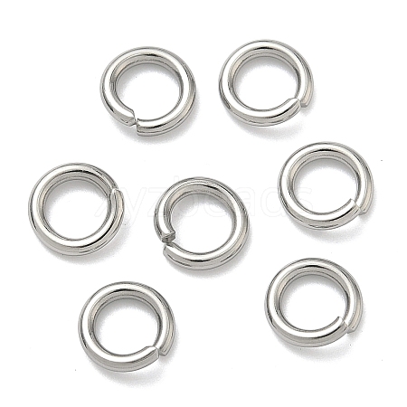 Tarnish Resistant 304 Stainless Steel Open Jump Rings STAS-E067-11-8mm-1