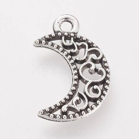 Tibetan Style Alloy Pendants X-TIBE-S306-05AS-RS-1