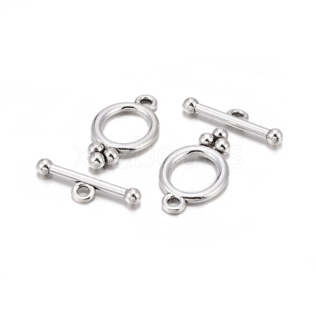 Tibetan Style Alloy Toggle Clasps LF8418Y-1