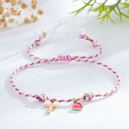 Brass Charm Bracelets LS-LU5248-4-1