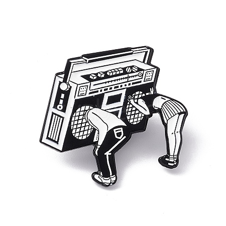 Punk Musical Instruments Enamel Pin JEWB-A005-05-02-1