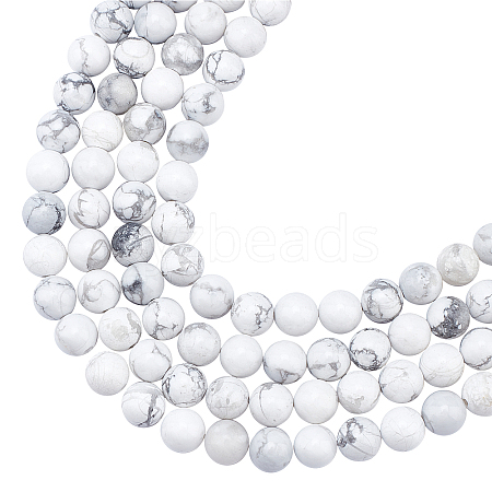 ARRICRAFT Natural Howlite Beads Strands G-AR0002-16-1