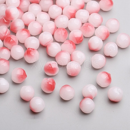 Handmade Lampwork Half Drilled Beads GLAA-CJC0018-01A-1