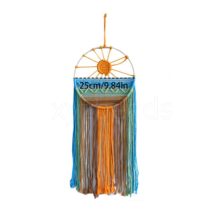 Sun Cotton Macrame Bohemian Tassels Wall Hanging Ornaments PW-WG81E06-01-1