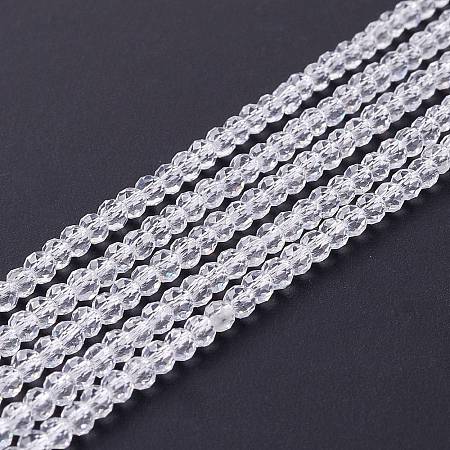 Transparent Glass Beads Strands X-GLAA-C019-01B-06-1