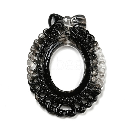 Black Theme Resin Cabochons LS-RESI-Q219-01D-1