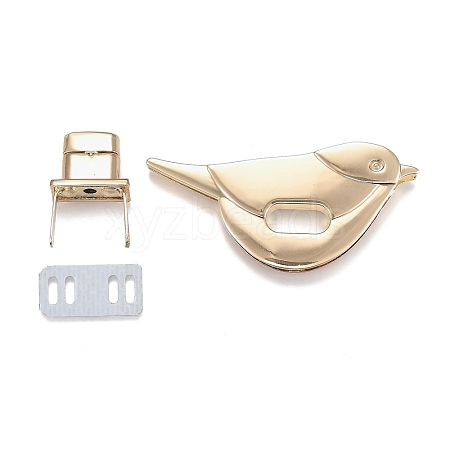 Alloy Bag Twist Lock Clasps FIND-H209-05G-1