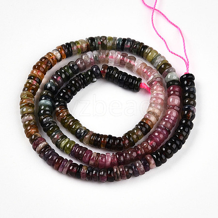 Natural Tourmaline Beads Strands G-T140-03-1