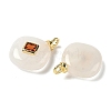 Natural White Jade Pendants G-H328-06G-C11-2