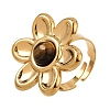 304 Stainless Steel Cuff Open Rings for Women GG-CBA7994-02G-11-4