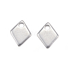 Tarnish Resistant 201 Stainless Steel Charms X-STAS-F039-85-P-1