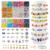 DIY Evil Eye Bracelet Making Kit DIY-TA0004-41-8