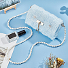  2Pcs ABS Plastic Imitation Pearl Beaded Bag Straps AJEW-PH0003-99B-2