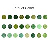 Green Series 600G 24 Colors K9 Glass Seed Beads SEED-JP0008-04-2mm-2