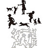 Children and Pet Carbon Steel Cutting Dies Stencils DIY-WH0309-1503-1