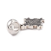 304 Stainless Steel European Dangle Charms STAS-I192-20-02-4