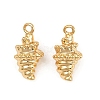 Ocean Theme Brass Charms KK-F902-07C-G-1