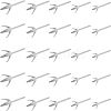 Unicraftale 100 Pcs 5 Styles 304 Stainless Steel Stud Earring Findings STAS-UN0022-10P-1