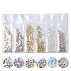 Glass Rhinestone Flat Back Cabochons MRMJ-T009-034C-SS8-1