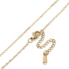 201 Stainless Steel Cable Chain Necklaces NJEW-P309-18B-G-3