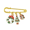 Christmas Iron Kilt Pins Brooches JEWB-BR00168-4