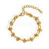 Stainless Steel Knot & Oval Link Chain Bracelets for Unisex LF3884-2-3