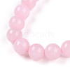 Natural Rose Quartz Beads Stretch Bracelets BJEW-T022-04N-3