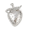 Brass Micro Pave Cubic Zirconia Pendants KK-R224-10P-1