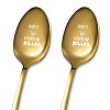 Stainless Steel Spoons Set AJEW-WH0253-007-1