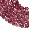 Dyed Imitation Jade Glass Beads Strands GL-Z001-02A-07-2