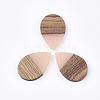 Resin & Walnut Wood Pendants RESI-T035-08E-1