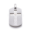 304 Stainless Steel Pendants STAS-G195-29-2