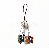 Natural Quartz Crystal Round Pendant Decorations G-G997-A09-2