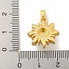 Rack Plating Brass Cubic Zirconia Pendants KK-H476-11G-4