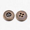 Alloy Buttons BUTT-D054-15mm-04-2