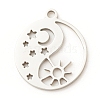 Non-Tarnish 201 Stainless Steel Pendants STAS-G258-05P-2