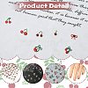6 Sheets 2 Styles PVC Nail Art Stickers MRMJ-CJ0001-27-3