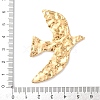 Hammered 304 Stainless Steel Pendants STAS-K317-01G-3