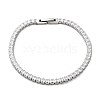 Clear Cubic Zirconia Tennis Bracelet BJEW-M301-01P-02-1