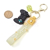 Flower PVC Rope & Resin Keychains KEYC-JKC00899-3