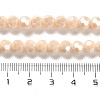 Electroplate Opaque Glass Beads Strands LS-EGLA-A035-P6mm-A05-4
