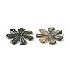 Natural Black Lip Shell Pendants SSHEL-T012-10-4
